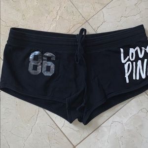 PINK Black Shorts